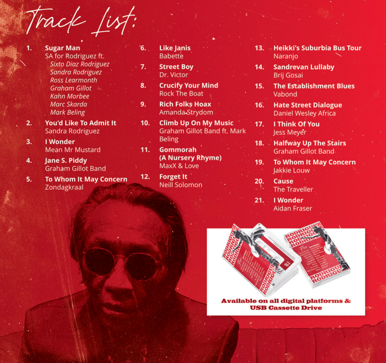 For Rodriguez - Track List